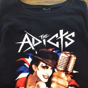 The Adicts shirt, size not listed but appears to be an XL or 2XL